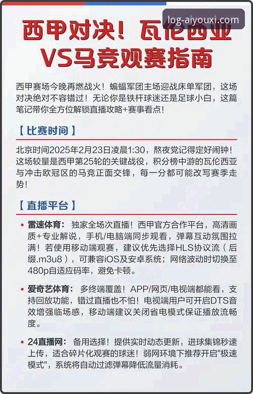资深用户分享：从瓦伦西亚保级关键战看爱游戏体育赛事中的战术博弈